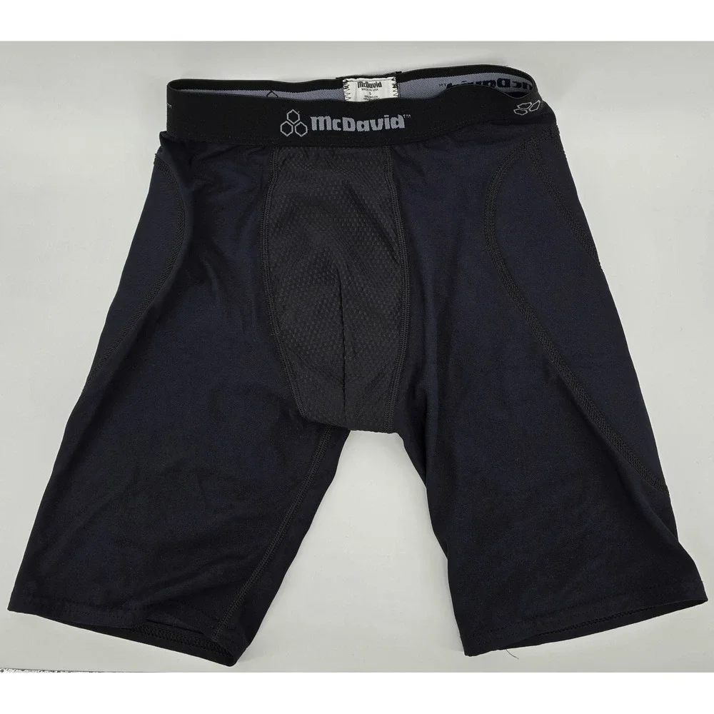 McDAVID Mens Sz S Athletic Football Base Layer Padded Brief Hydra Vent‎ Comfort